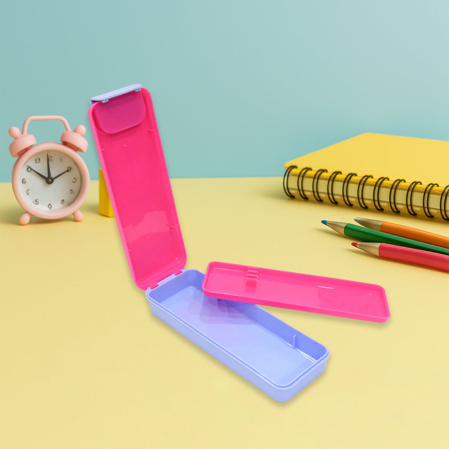 Stylish Cartoon Printed Hard Top Pencil Box For Kids (1 Pc  Mix Design) Stylish Cartoon Printed Hard Top Pencil Box For Kids (1 Pc  Mix Design)